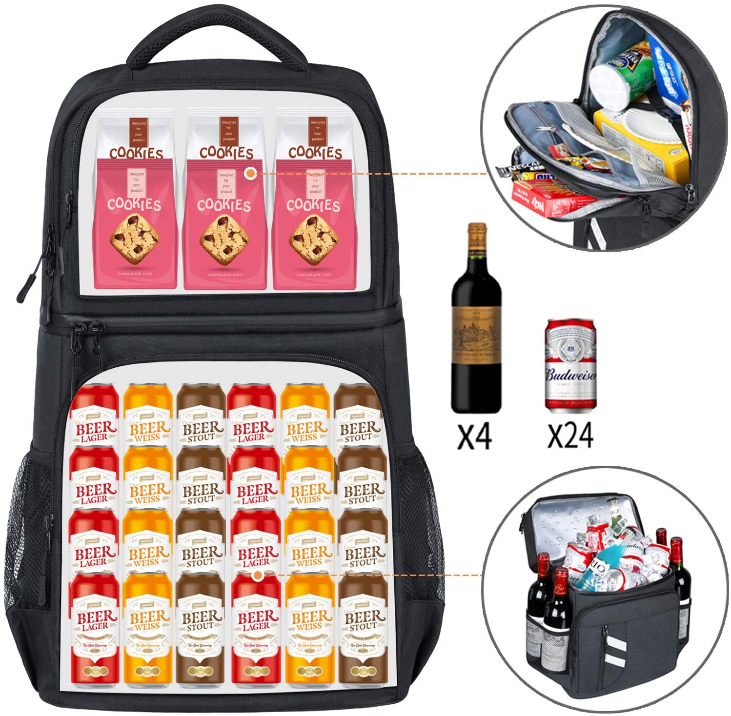 DENUONISS 2-in-1 Thermal Coole - Wine Beer Fridge 评论和价格