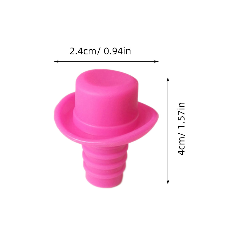 5Pcs Hat Shaped Silicone Wine  - Wine Beer Glass Set 评论和价格