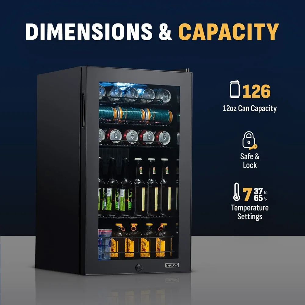 126 Can Beverage Refrigerator, - Wine Beer Mini Fridge 评论和价格