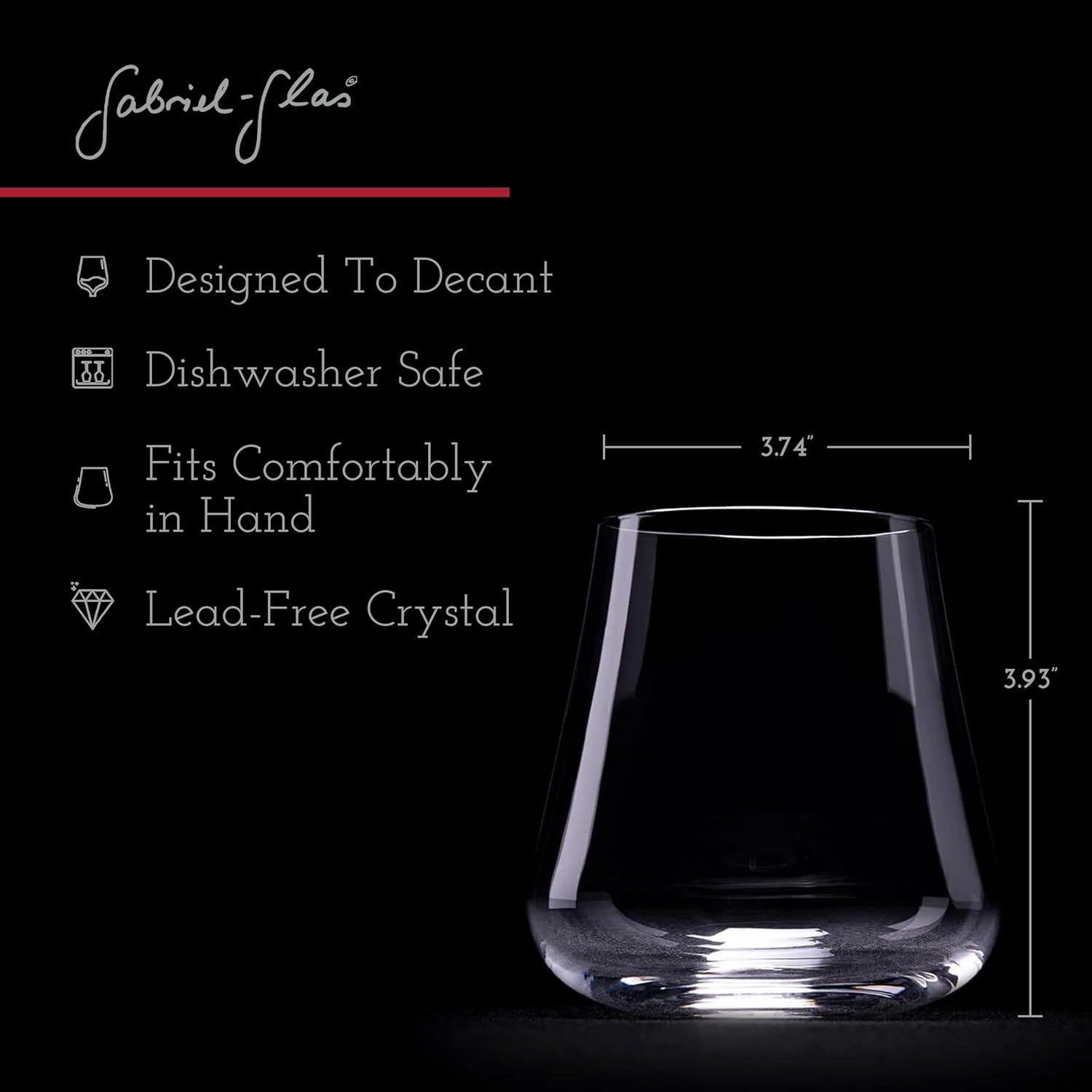 Stemless Crystal Wine Glasses  - Wine Beer Whiskey 评论和价格