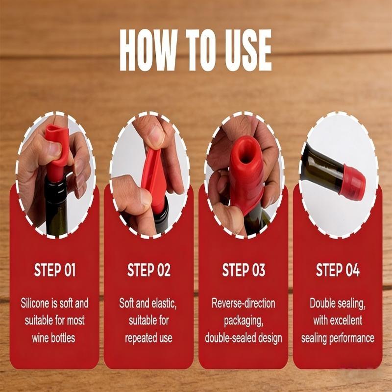 Silicone Wine Stopper for Wine - Wine Beer Glass Set 评论和价格