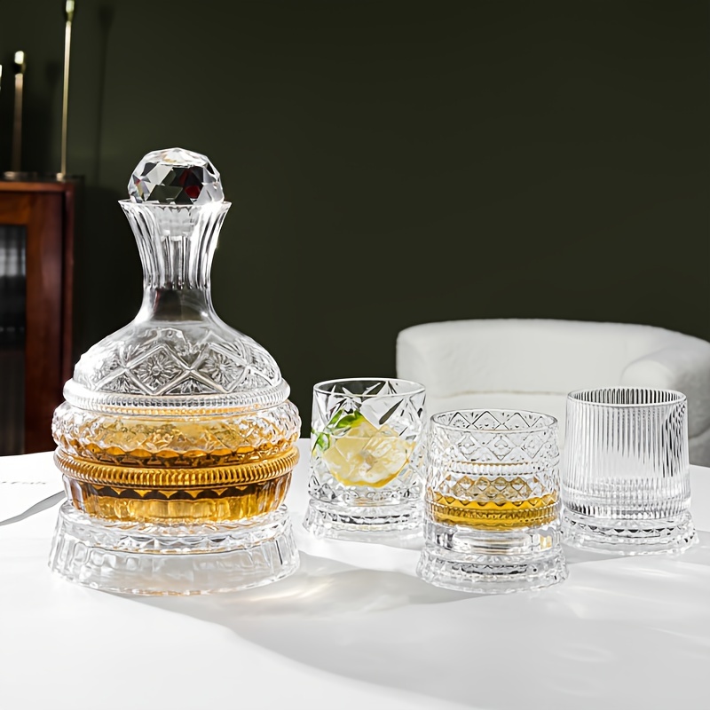 Crystal Wine Decanter Elegant  - Decanter Aerator Set 评论和价格