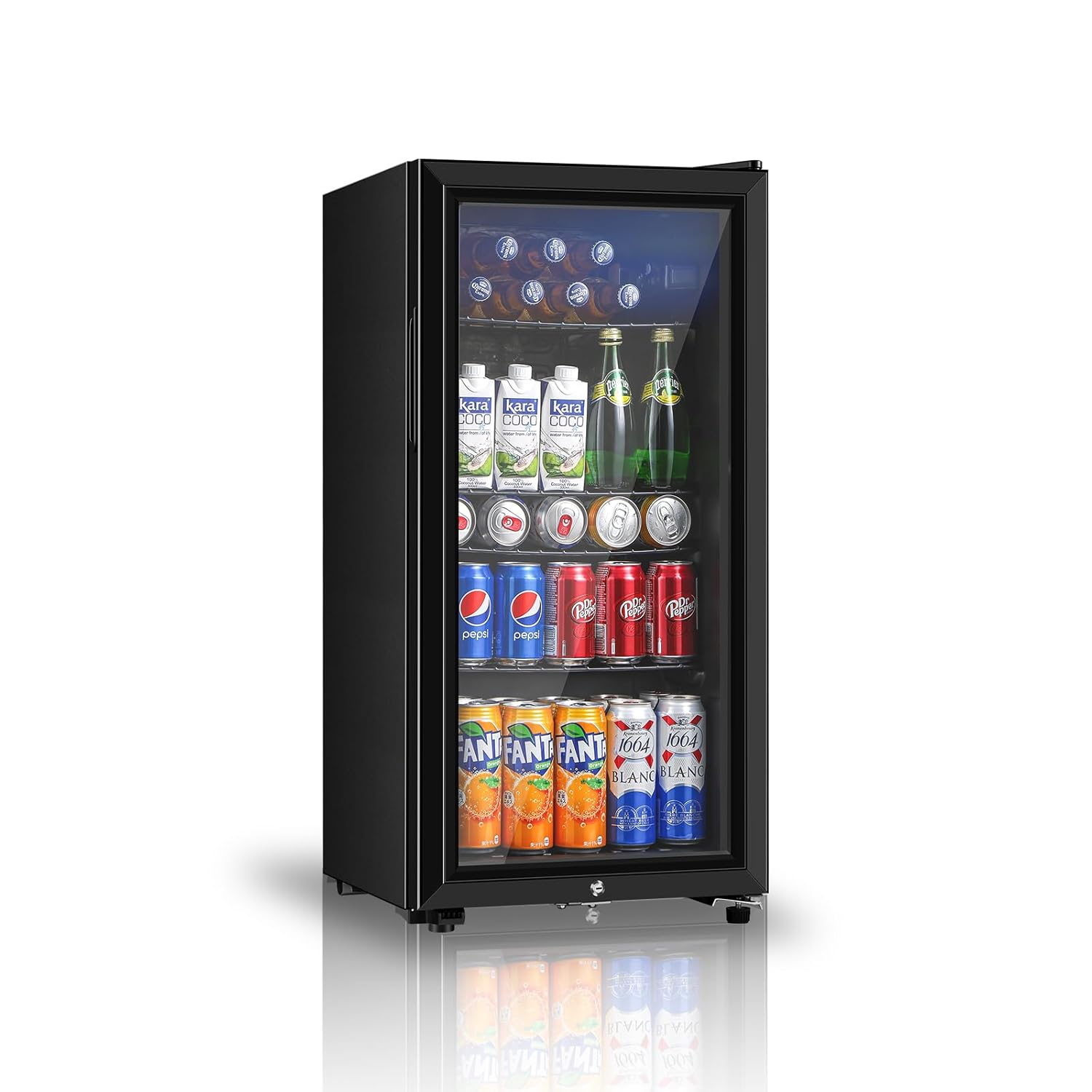 Beverage Refrigerator, 3.2 Cu. - Wine Beer Mini Fridge 评论和价格