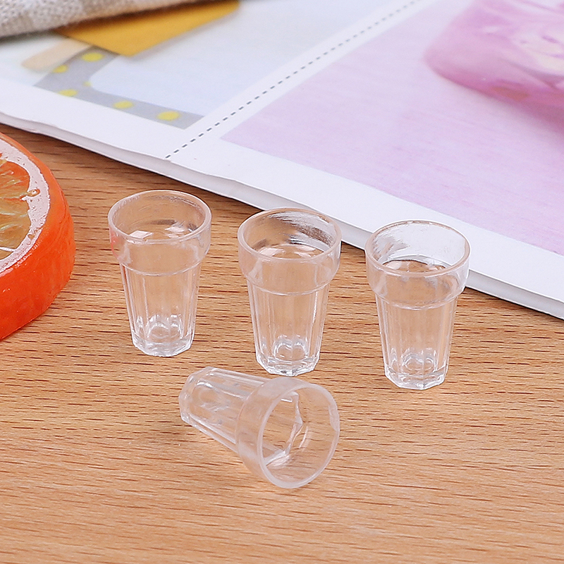 4pcs/set Resin Transparent Hom - Wine Beer Glass Set 评论和价格