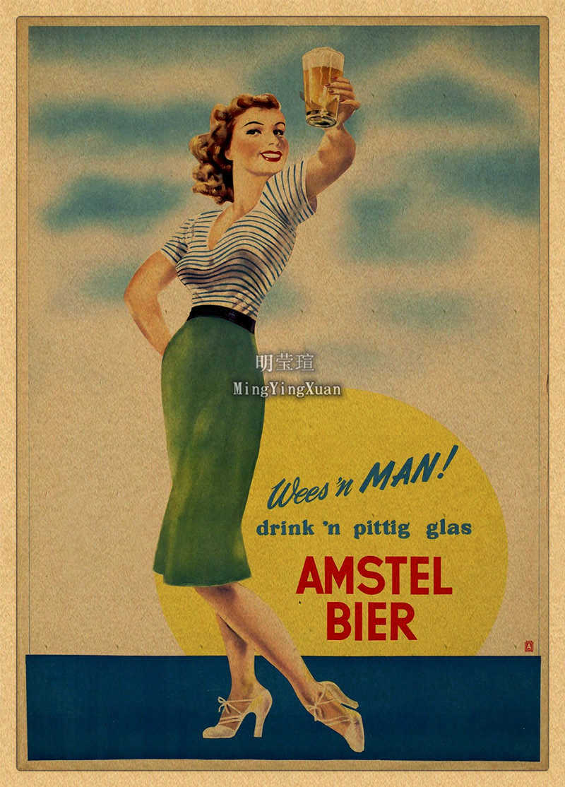 Vintage Beer Wine Drink Chart  - Wine Beer Mixed Drinks 评论和价格