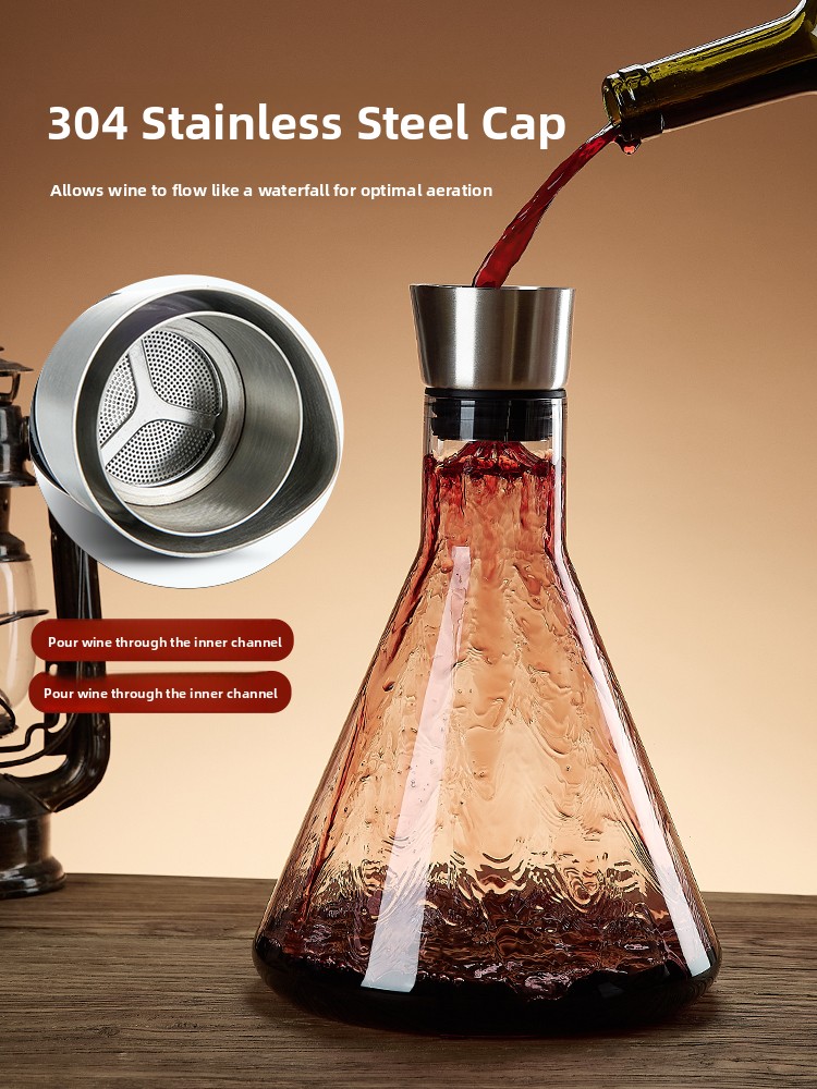 Quick Decanter Set Crystal Gla - Decanter Aerator Set 评论和价格