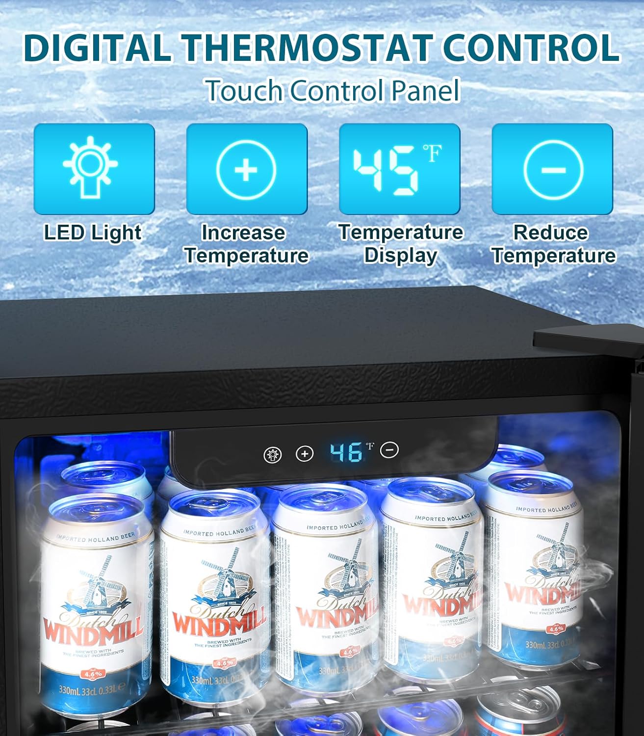 50 Cans Beverage Refrigerator  - Wine Beer Mini Fridge 评论和价格
