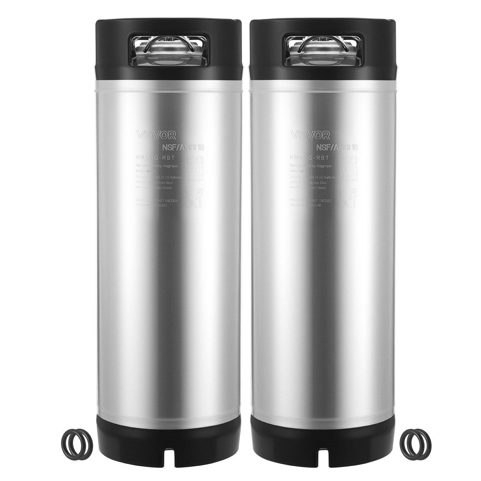 SUS304 5gal/19L Corny Keg 2-Pa - Wine Beer Cider 评论和价格