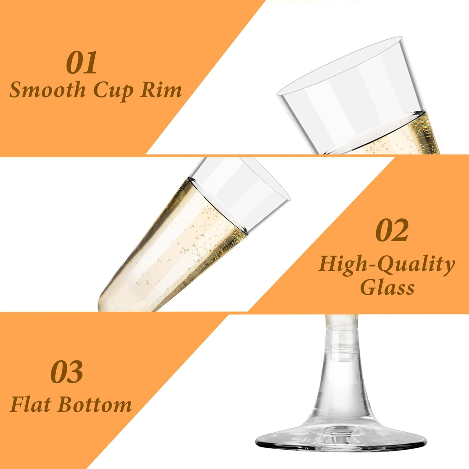 Plastic Champagne Flutes 40 Pa - Wine & Beer Guayaquil 评论和价格