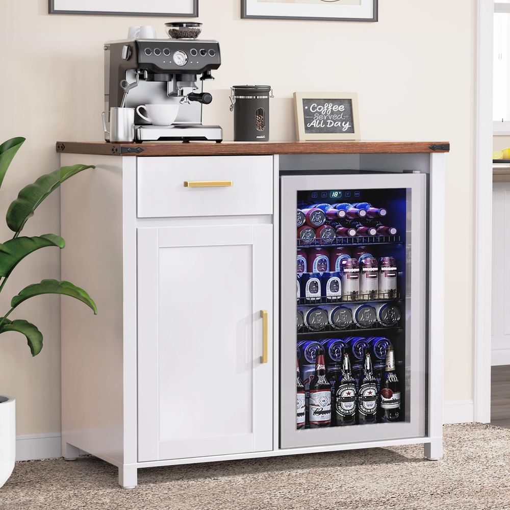 Coffee Bar with Mini Fridge Sp - Wine & Beer Guayaquil 评论和价格